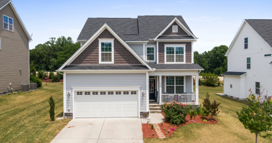 a large property with driveway